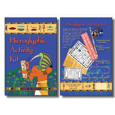 Egyptian Hieroglyphic Activity Kit - 7" X 11"