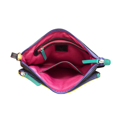 Double Zip Crossbody Bag