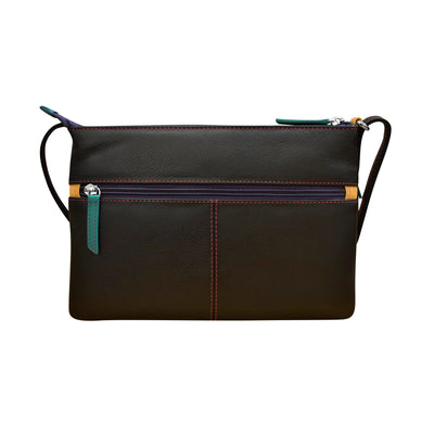 Double Zip Crossbody Bag