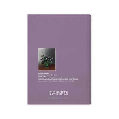 Léon Bonvin Violets Small Journal