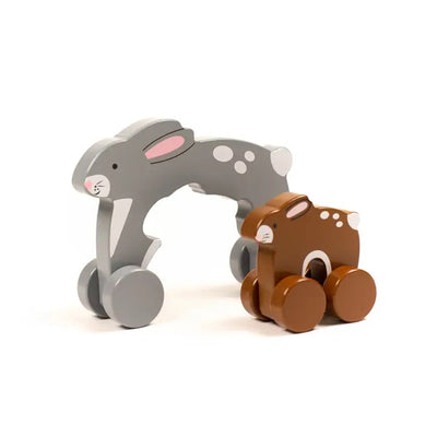 Bunny Big & Little Roller Toy