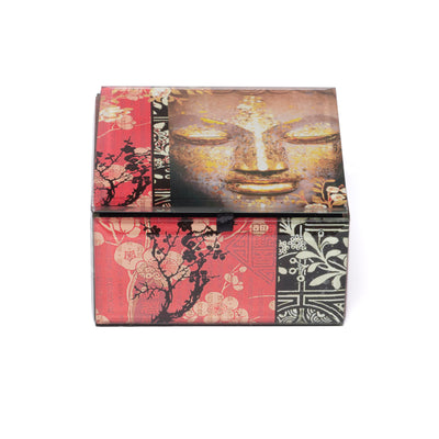 Gold Dust Buddha Glass Box