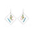 "Barb-Wire" Diamond Ornament Earrings