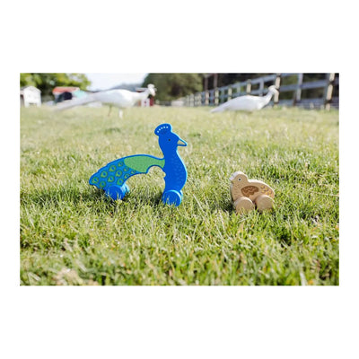 Peacock Big & Little Roller Toy