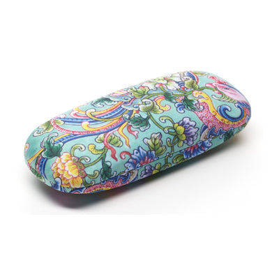 Phoenix & Peonies Eyeglass Case and Lens Cloth
