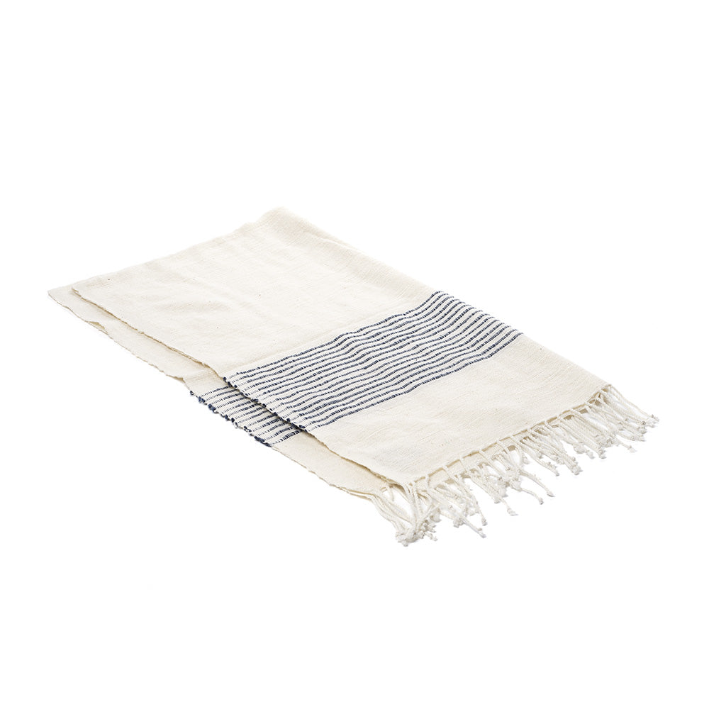 Riviera Striped Cotton Hand Towel | Handwoven in Ethiopia