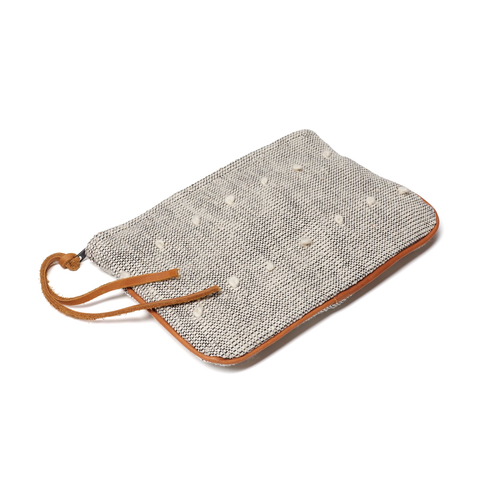 Natural Textured Clutch
