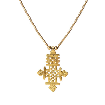 Tribal Cross Necklace