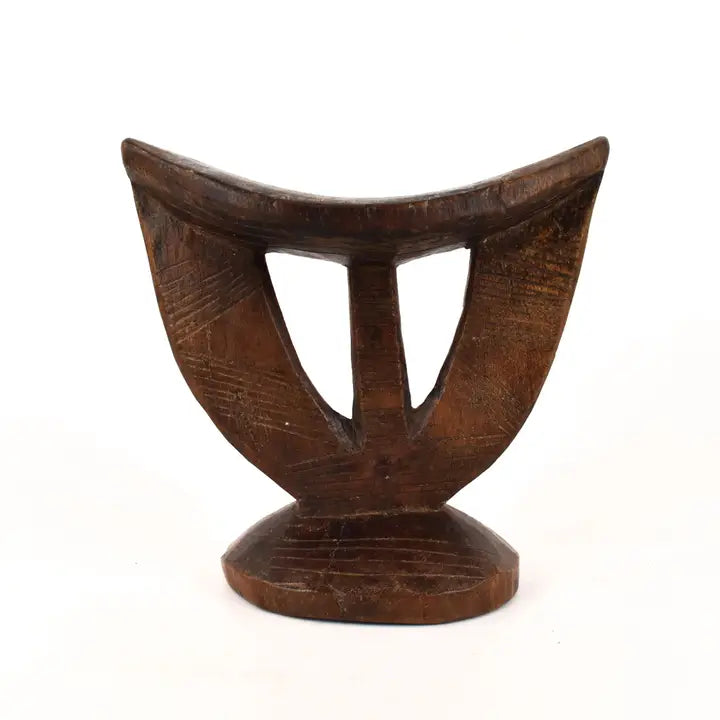 Ethiopian Wood Headrest 145633