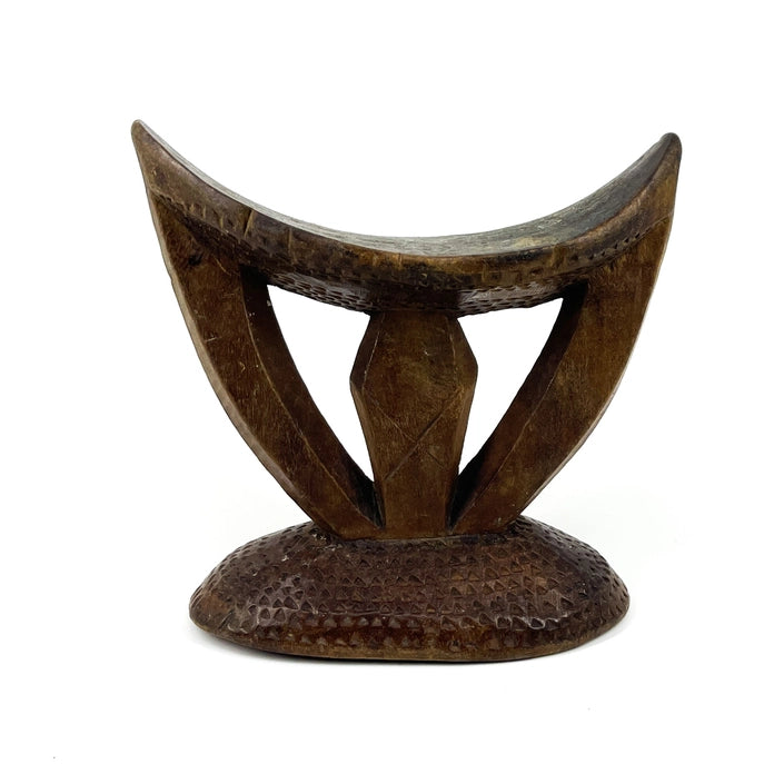 Ethiopian Wood Headrest 145983