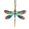 Iridia Crystal Dragonfly Necklace