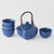 Japanese Blue Teapot with 4 Cups