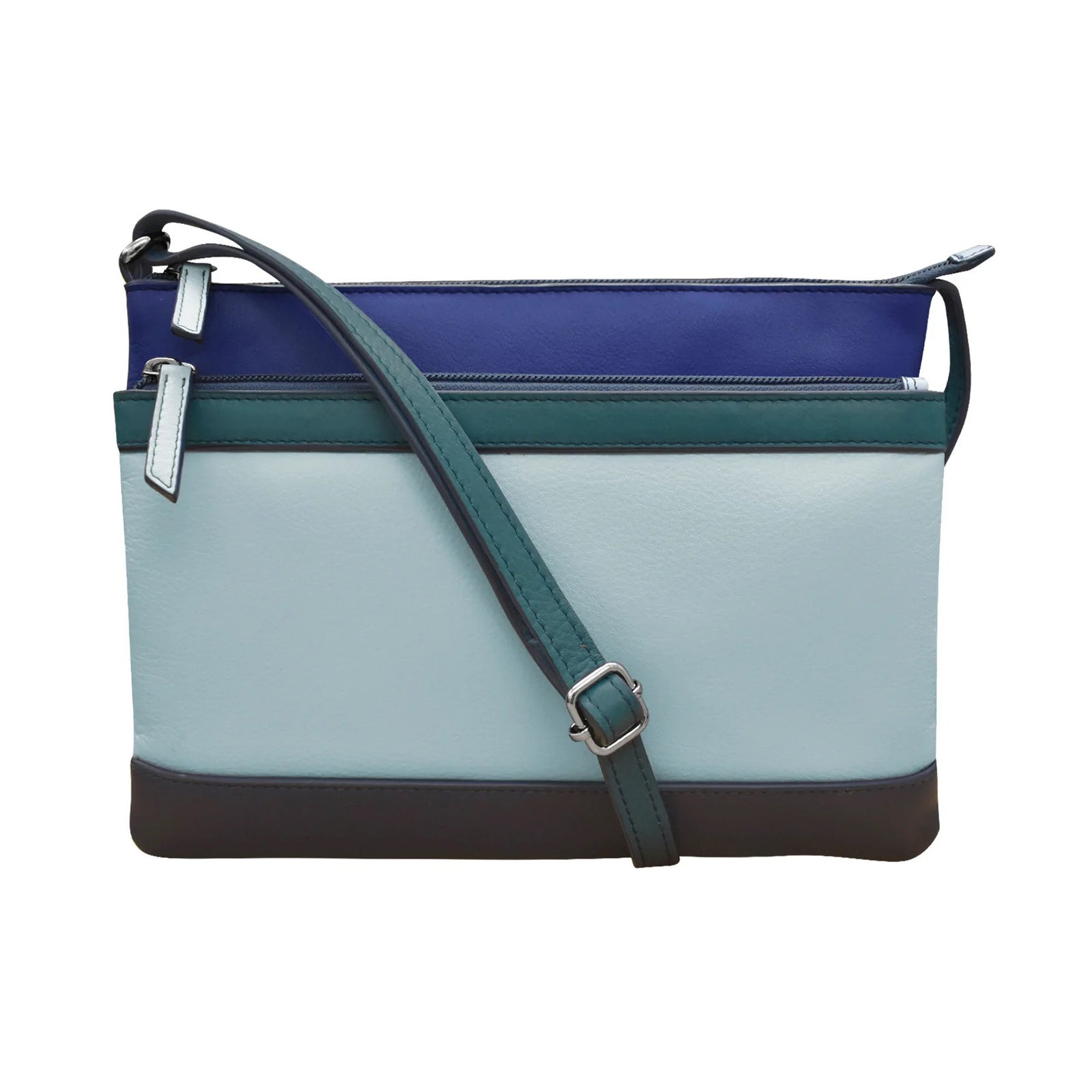Double Zip Crossbody Bag