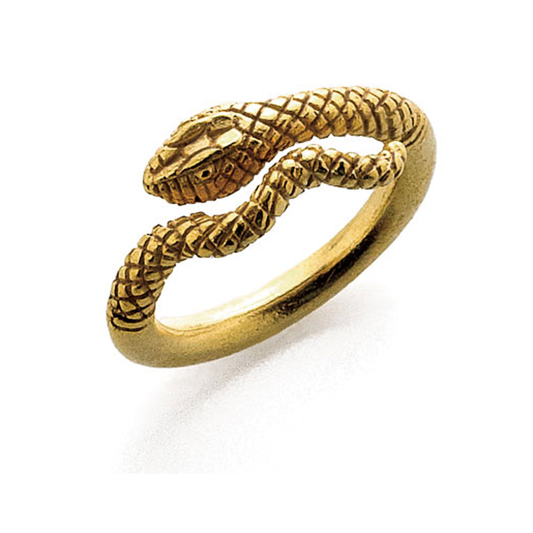 Buy Medium Golden Snake Ring Online - Accessorize India