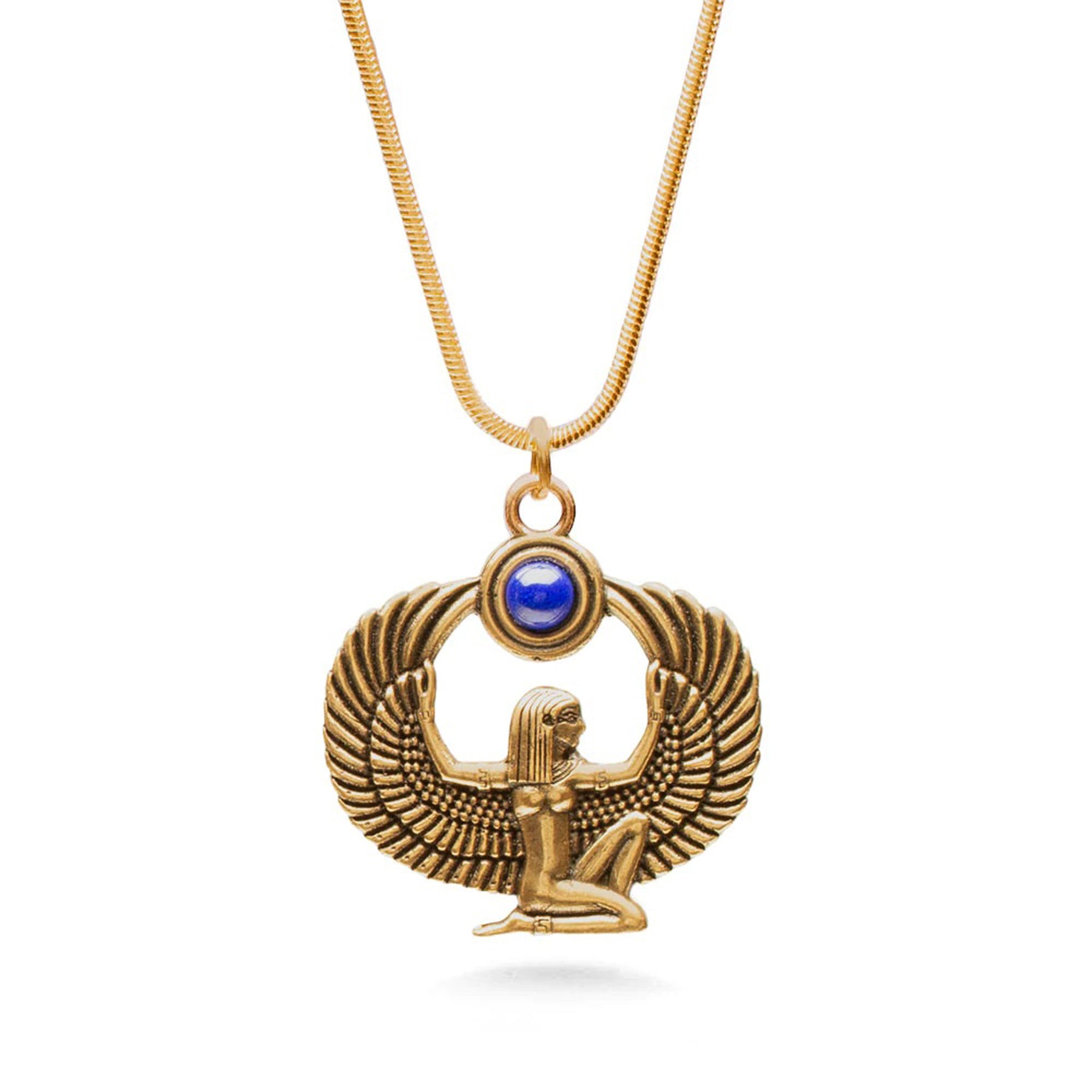 Multi Tourmaline Egyptian Style Gold Necklace – Dandelion Jewelry