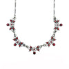 Red Crystal Lonicera Necklace