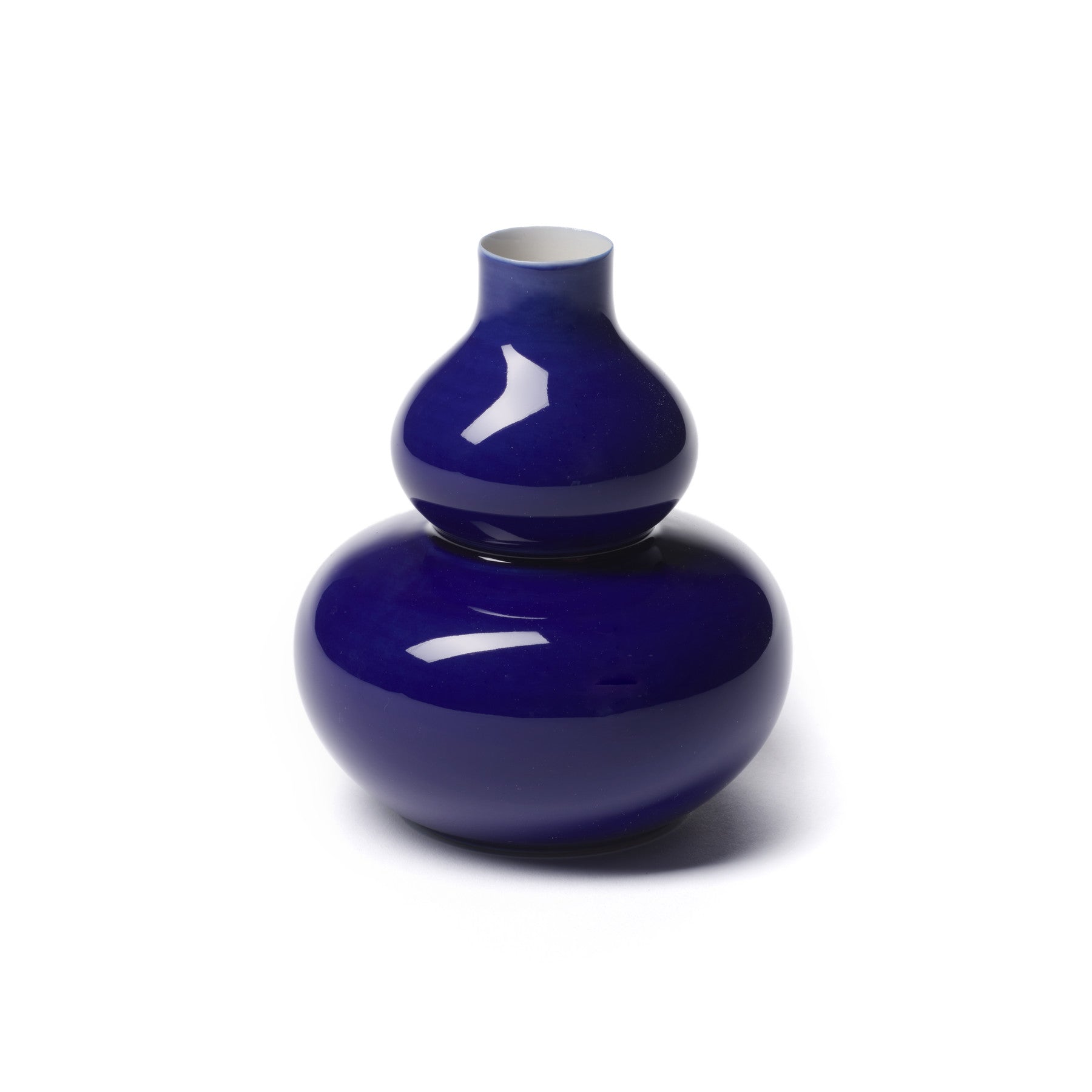 Indigo Gourd Mini Vase