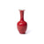 Coral Red Long Neck Mini Vase