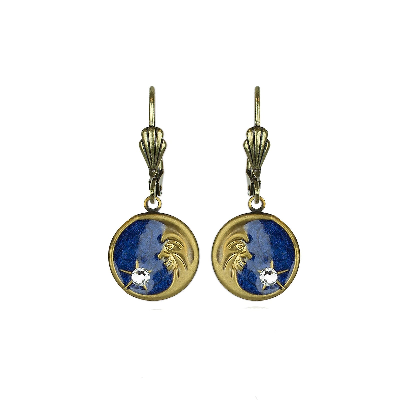 Man in the Moon Earrings
