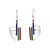 "Barb-Wire" Multi Arrow Earrings