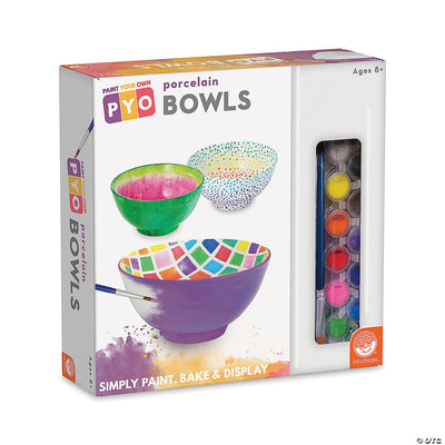 Paint Your Own Porcelain Bowls Kit