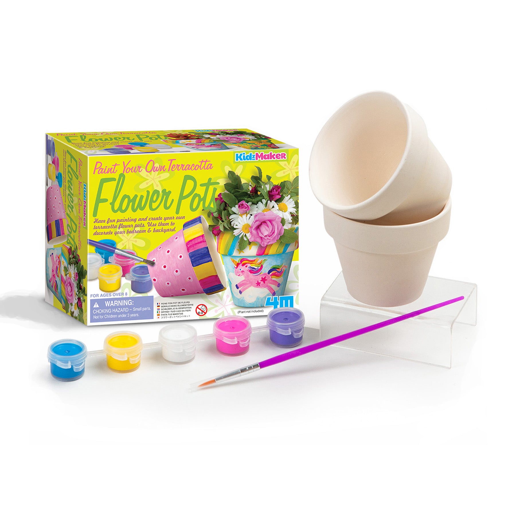 Paint Your Own Terracotta Flower Pots Kit - The Walters Art Museum