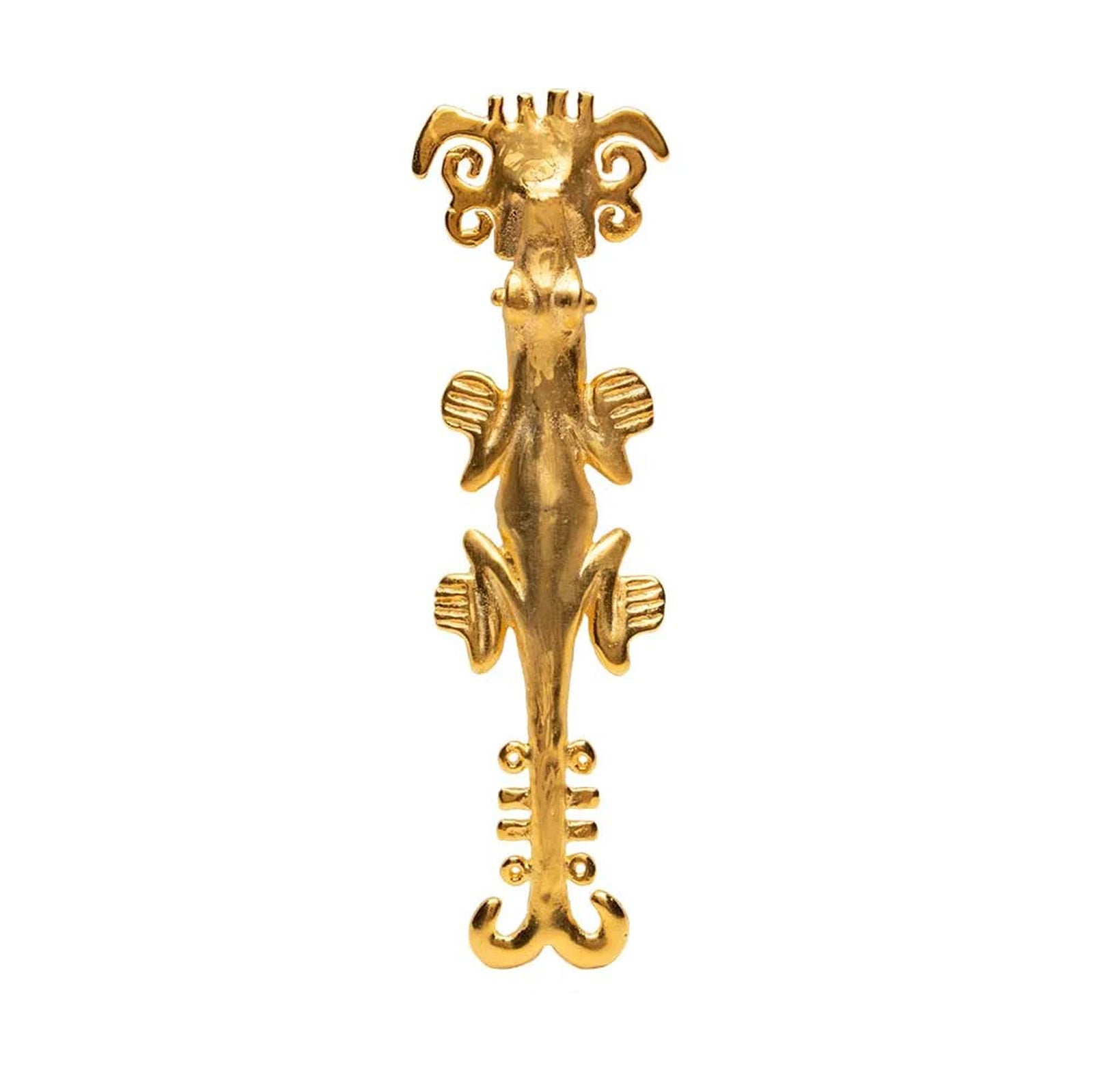Pre-Columbian Crocodile Pin Pendant