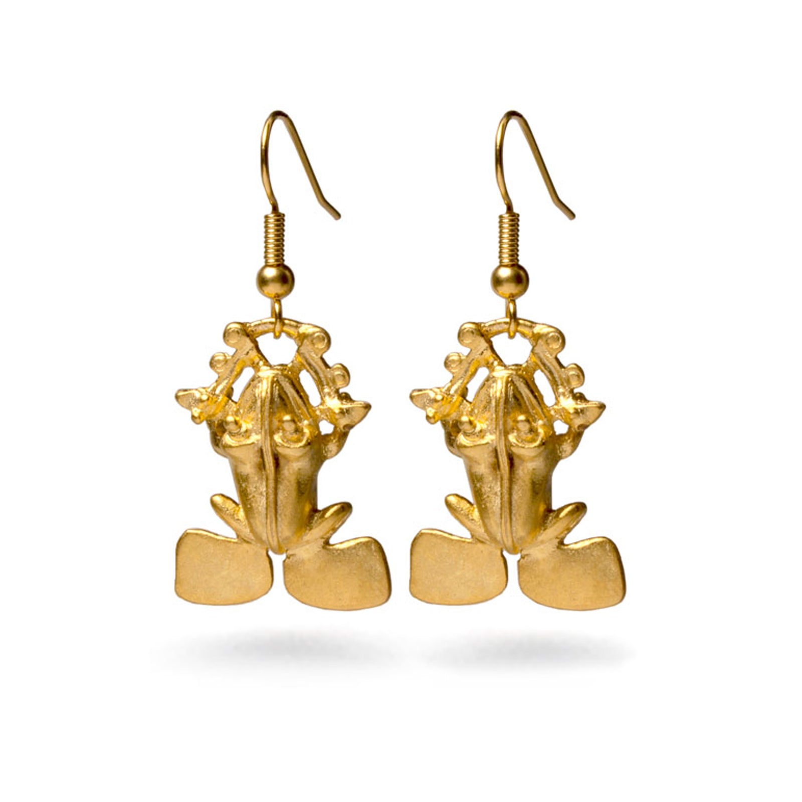 Pre-Columbian Frog Earrings