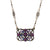 Purple Scrollwork Necklace