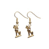 Egyptian Cat Amulet Earrings