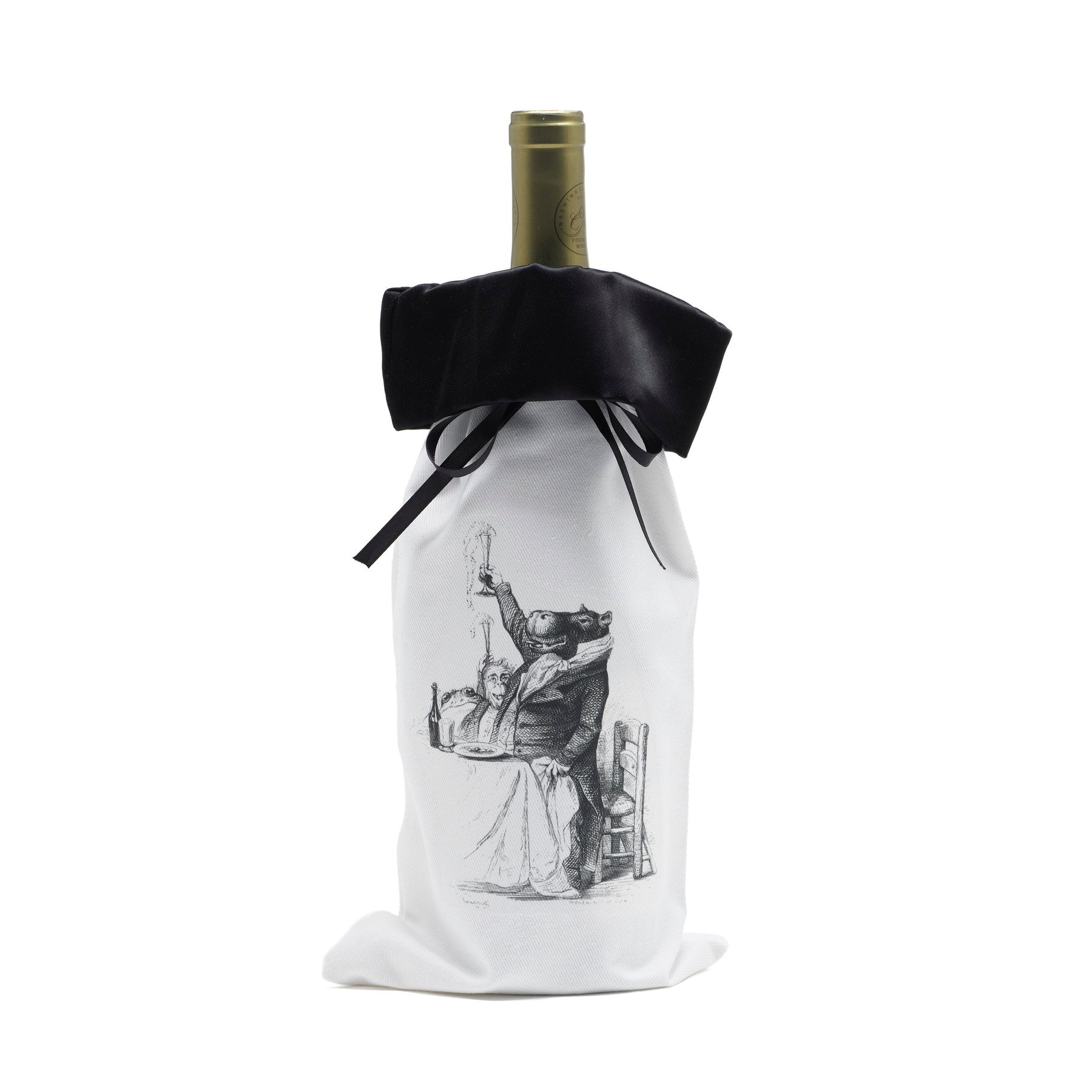 Single Carrier Leather Wine Bag – Amy DiGregorio