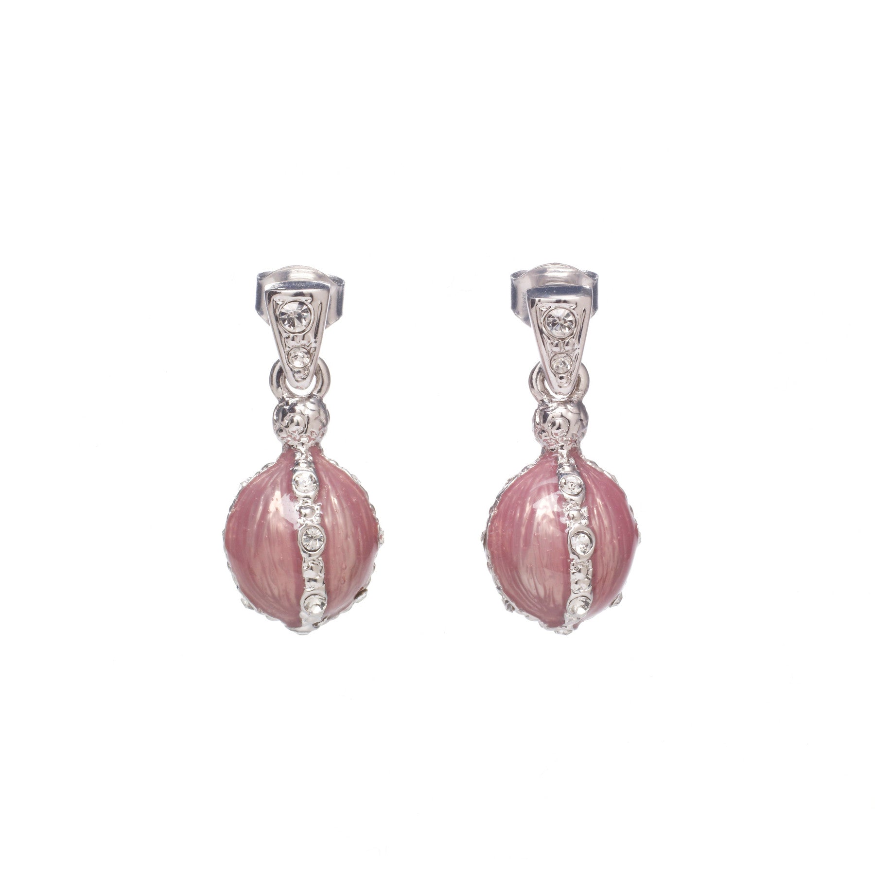 Egg in a Jeweled Cage Earrings