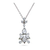 Faux Diamond Pendant Necklace